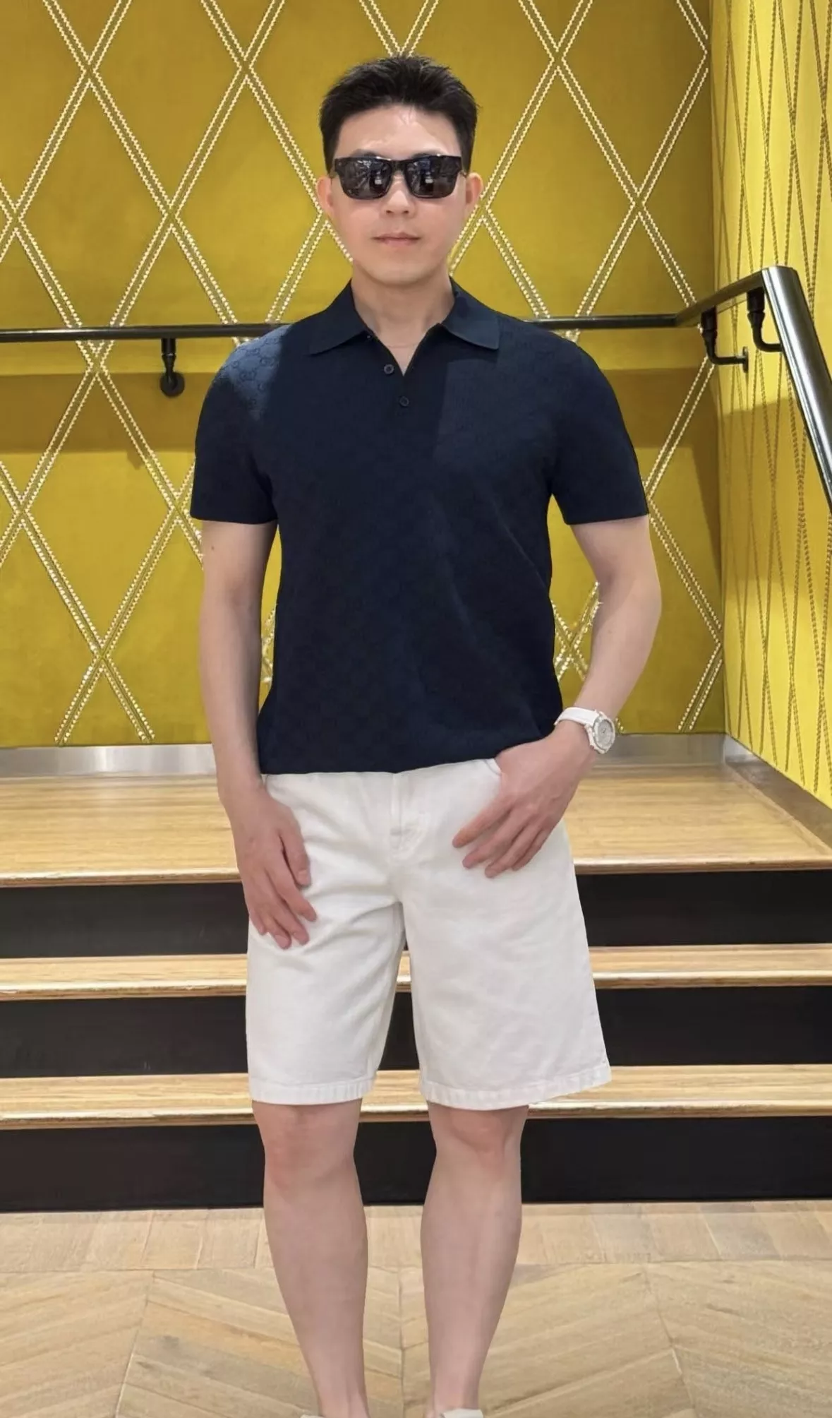 구찌 GG 자카드 반소매 폴로 셔츠 상세 이미지 32