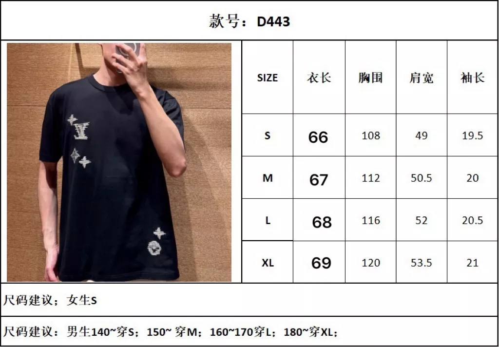루이비통 자수 로고 반소매 티셔츠 상세 이미지 40