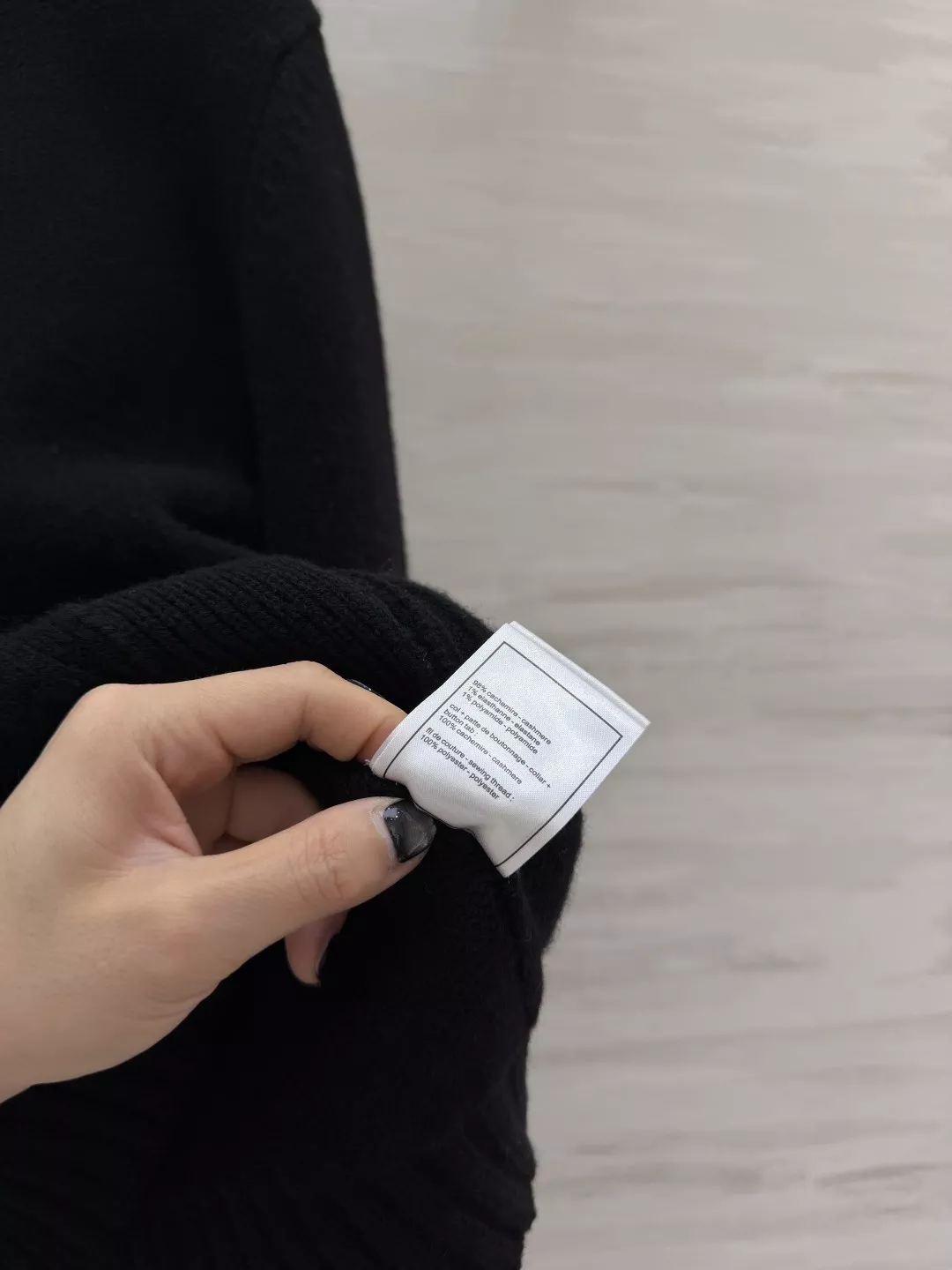 샤넬 단색 버튼 가디건 아우터 상세 이미지 7