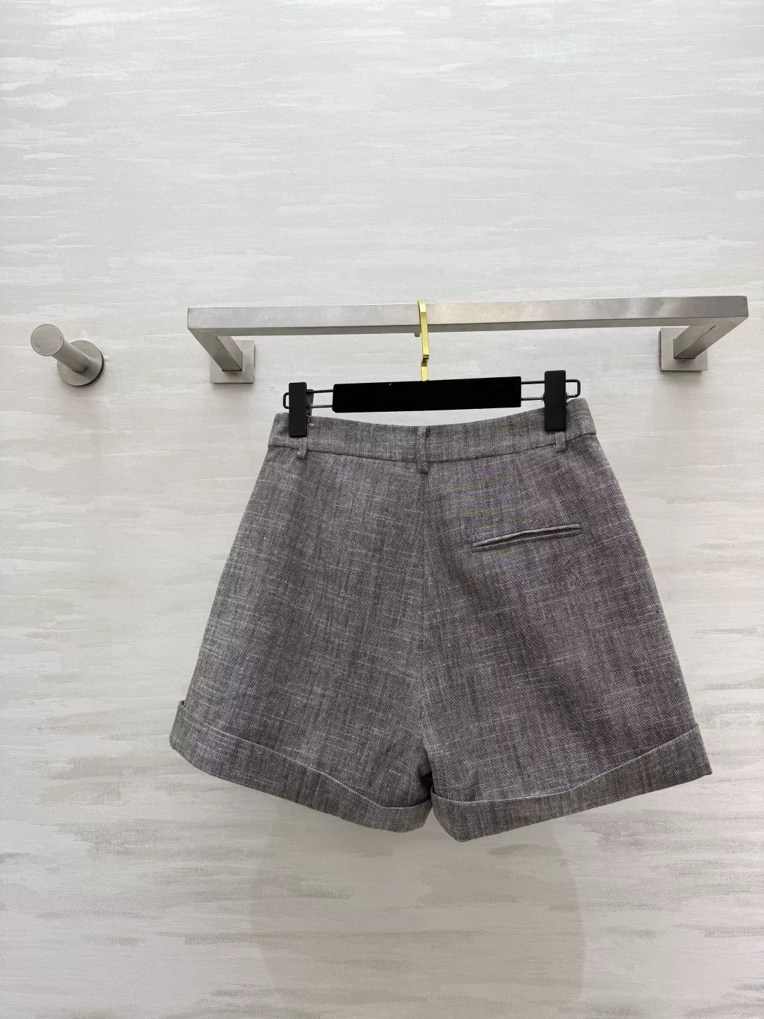 랄프로렌 빈티지 그레이 린넨 하이웨이스트 숏팬츠 상세 이미지 8