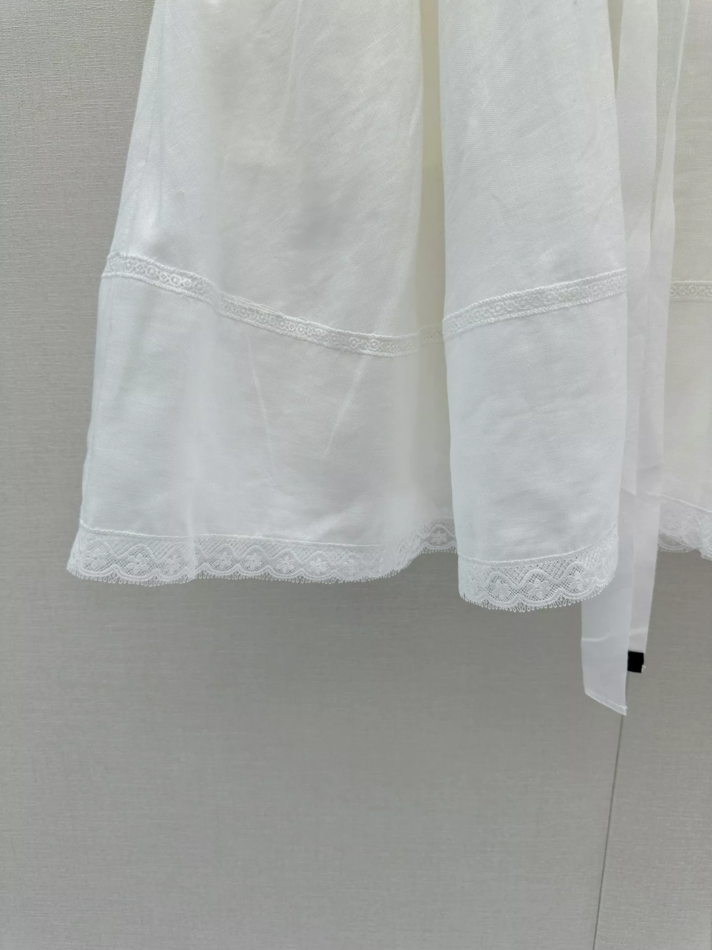 프라다 레이스 디테일 민소매 원피스 상세 이미지 11