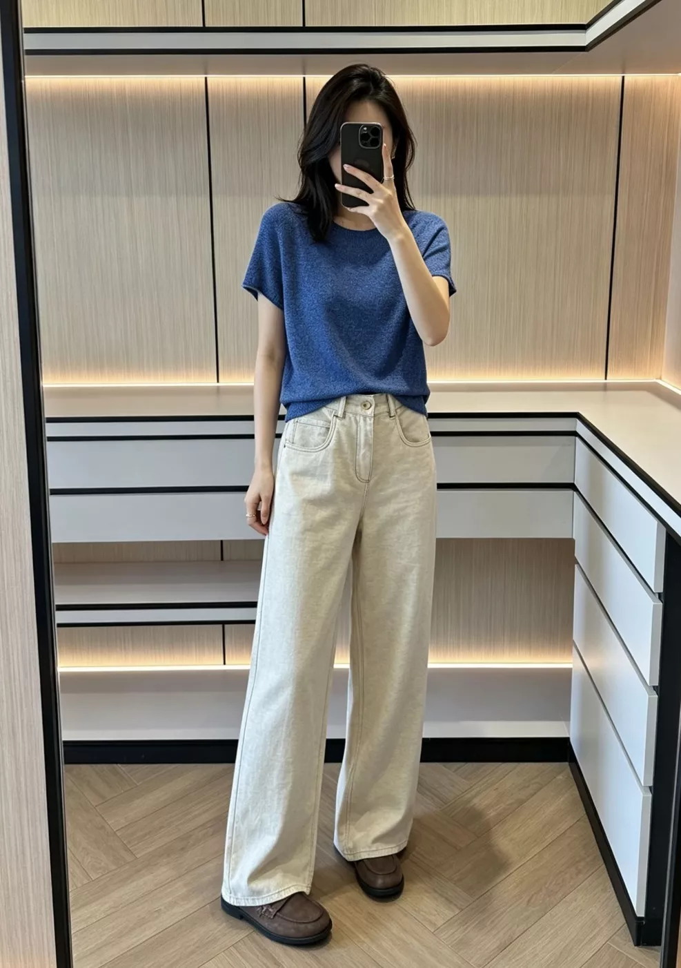 브루넬로쿠치넬리 오트밀 컬러 스트레이트 데님 팬츠 상세 이미지 68