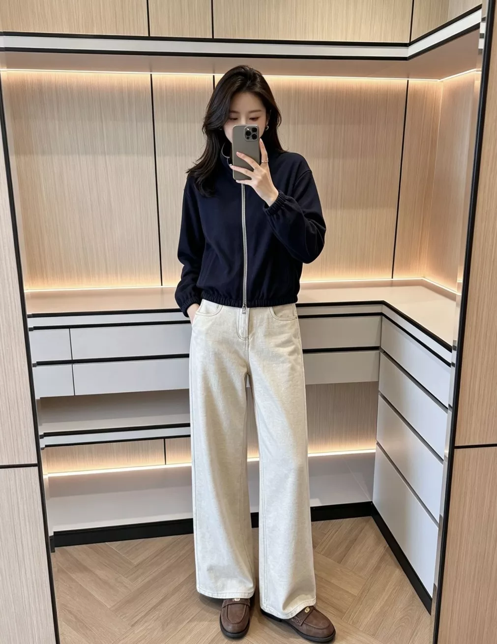 로로피아나 양면 집업 재킷 상세 이미지 90