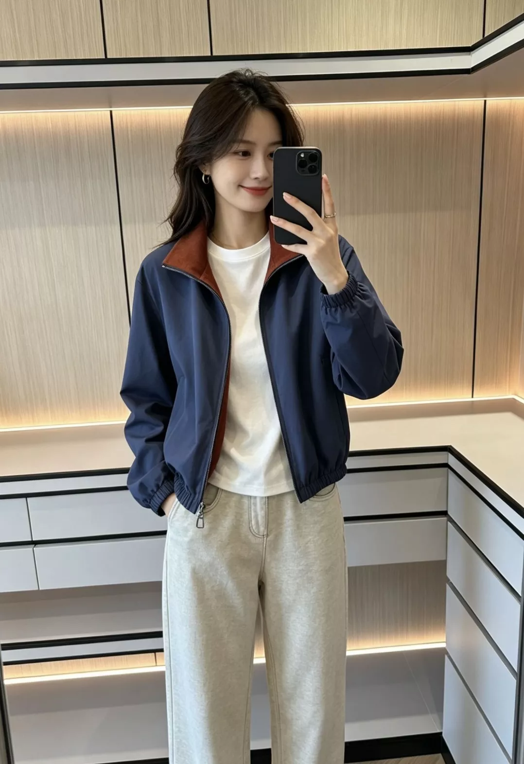 로로피아나 양면 집업 재킷 상세 이미지 82