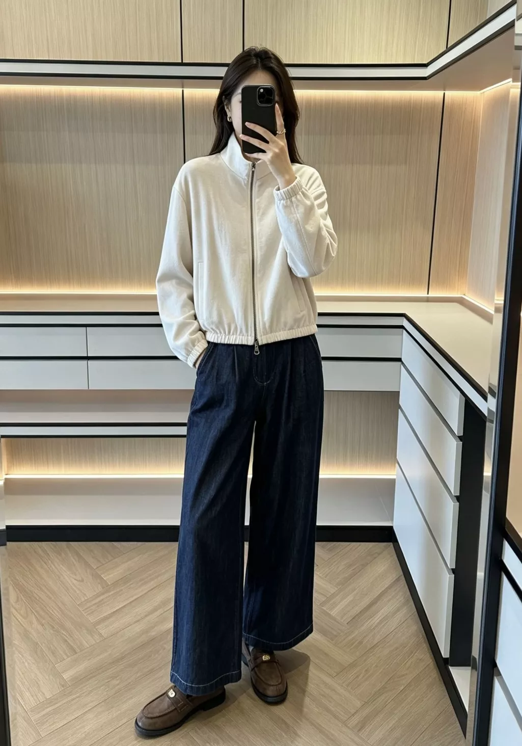 로로피아나 양면 집업 재킷 상세 이미지 77
