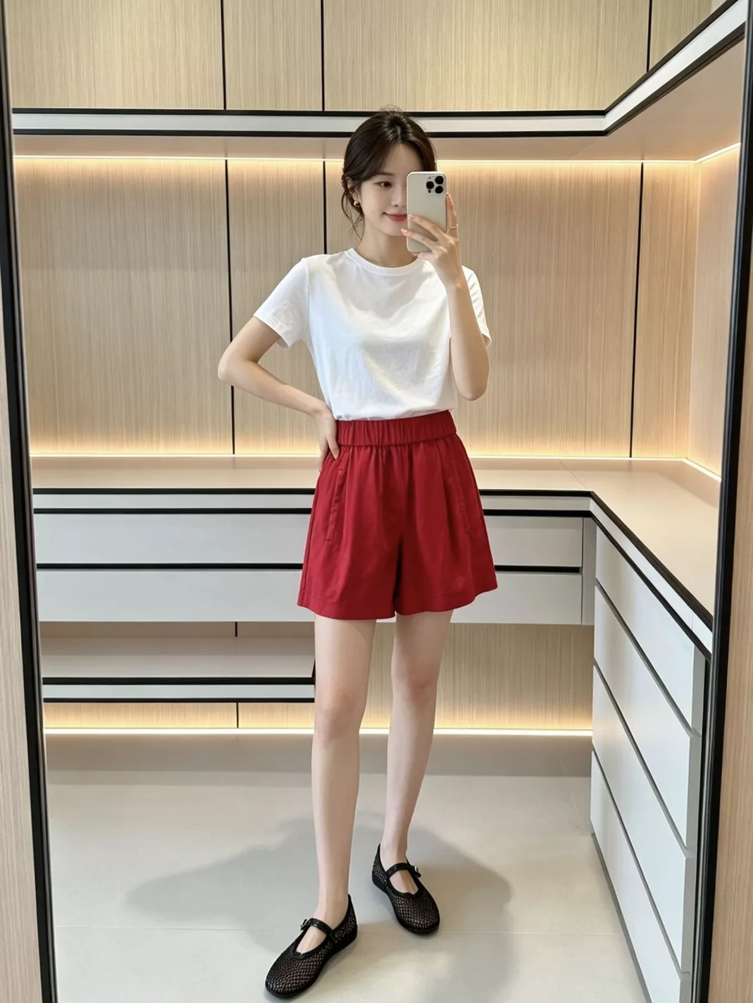 더로우 피마 코튼 반소매 티셔츠 상세 이미지 126