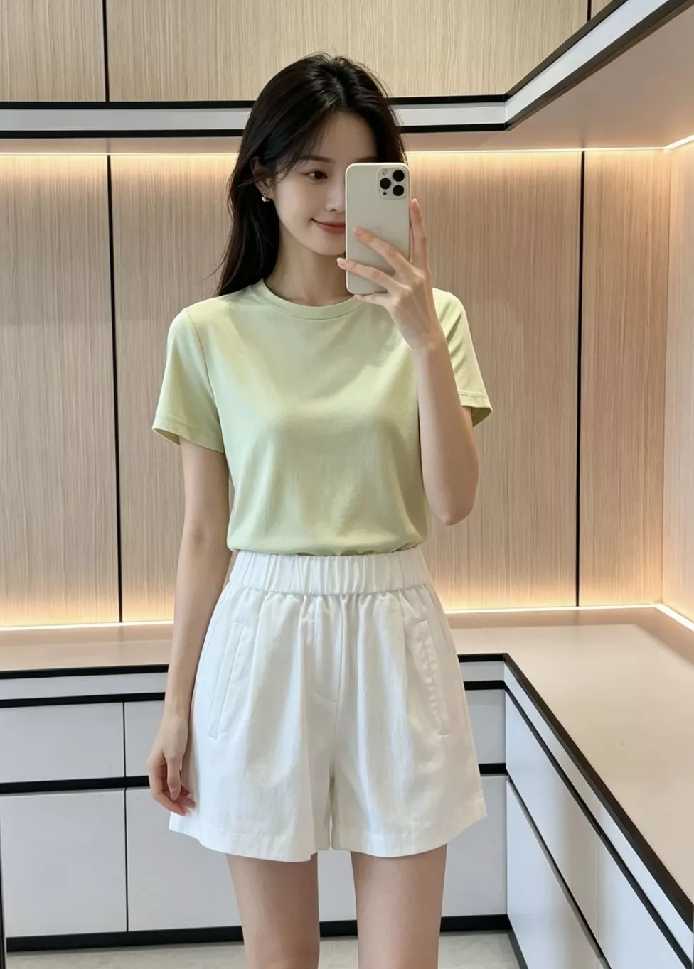 더로우 피마 코튼 반소매 티셔츠 상세 이미지 112