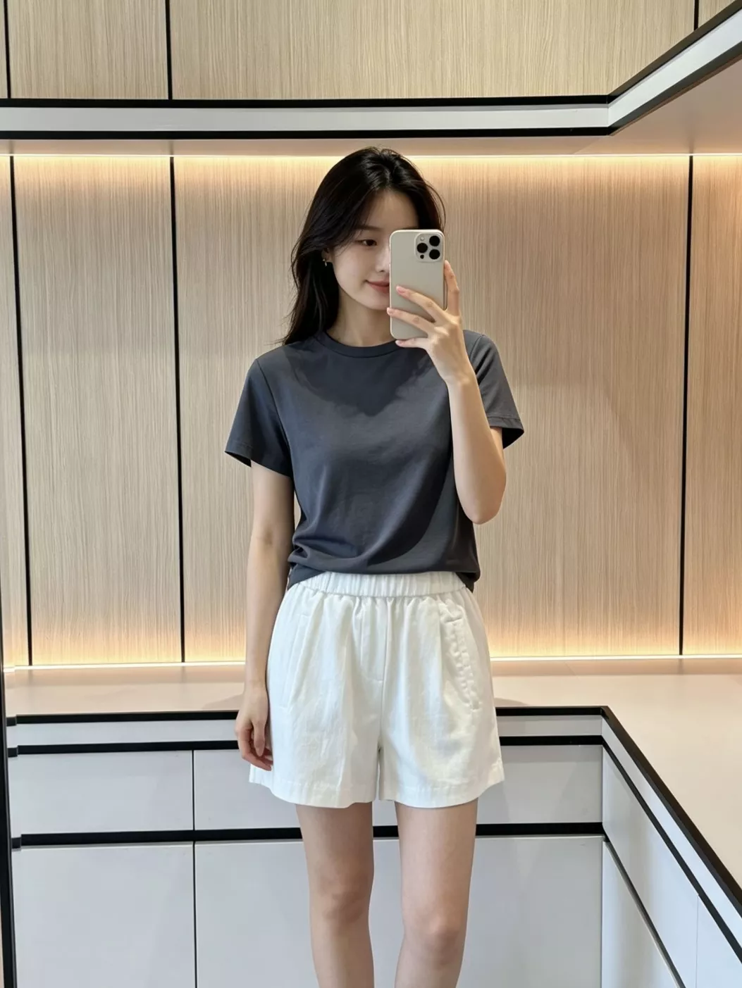 더로우 피마 코튼 반소매 티셔츠 상세 이미지 116
