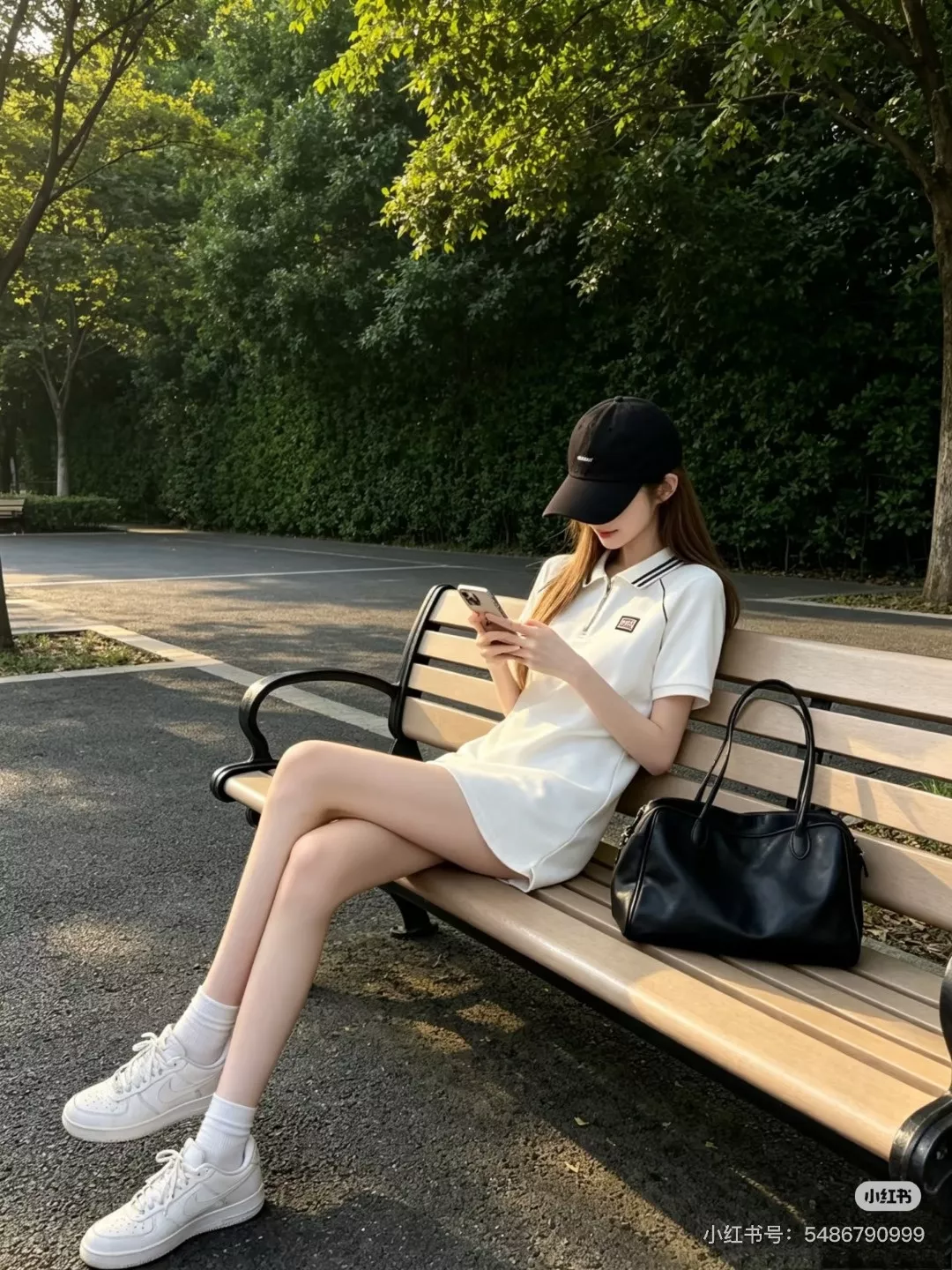 미우미우 반집업 카라 반소매 원피스 상세 이미지 19