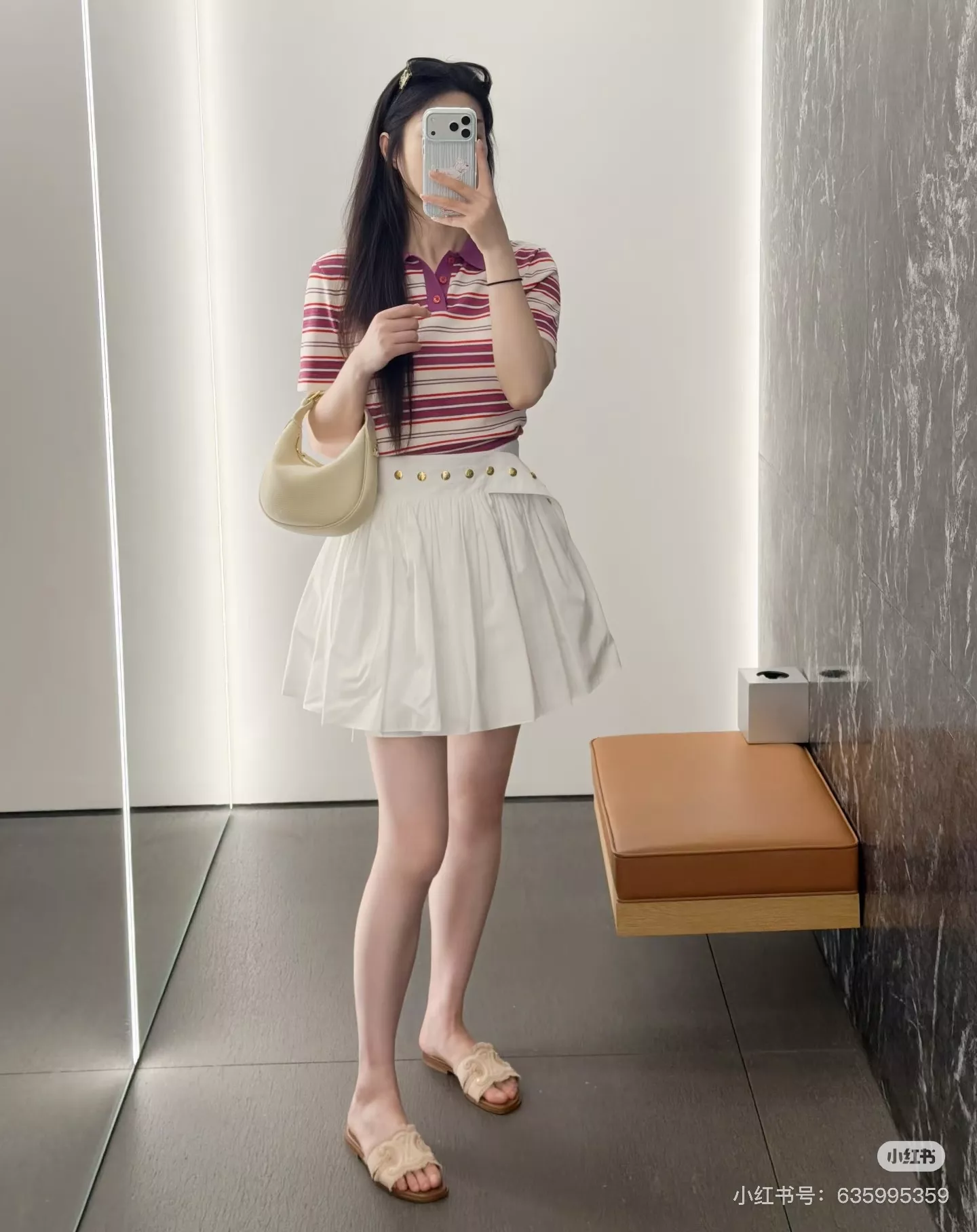 셀린느 플리츠 반스커트 상세 이미지 10