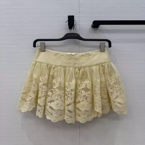 짐머만 레이스 플레어 미니 스커트