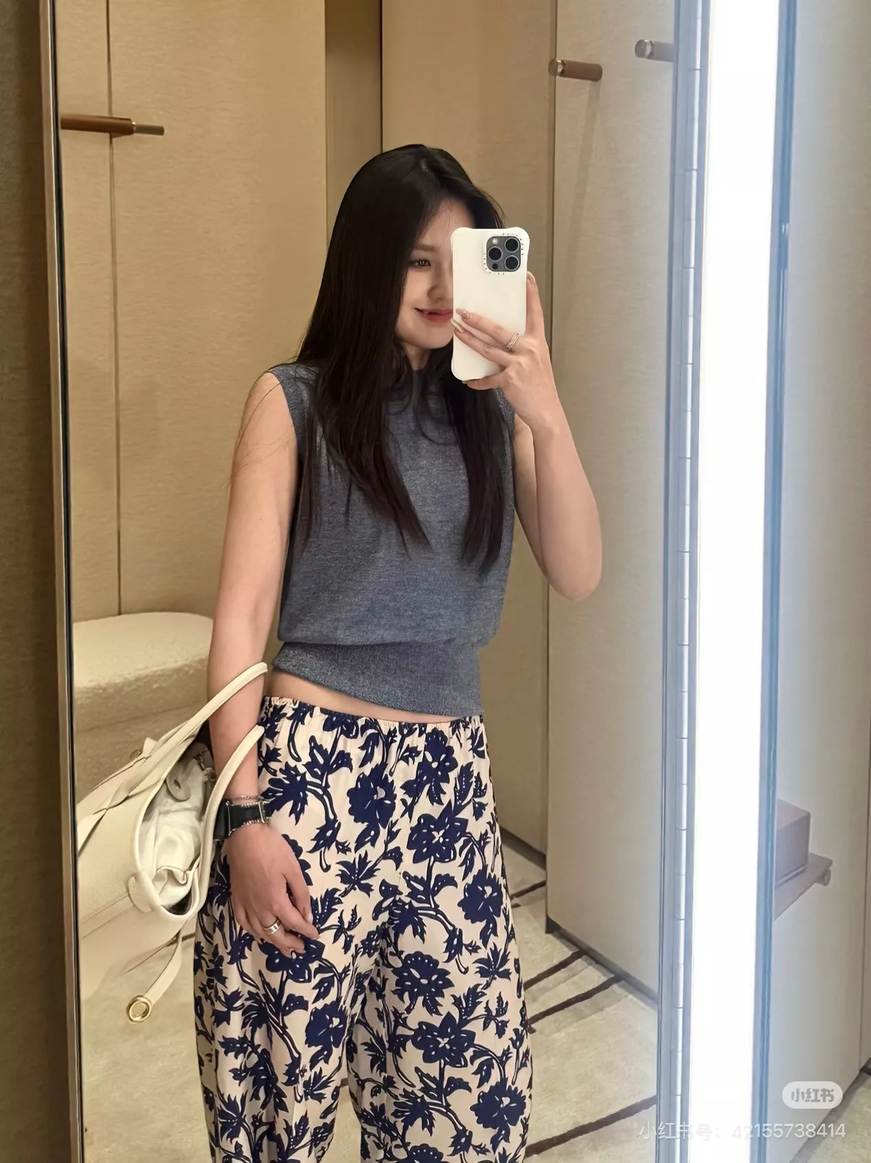 로로피아나 실크 와이드 팬츠 상세 이미지 18