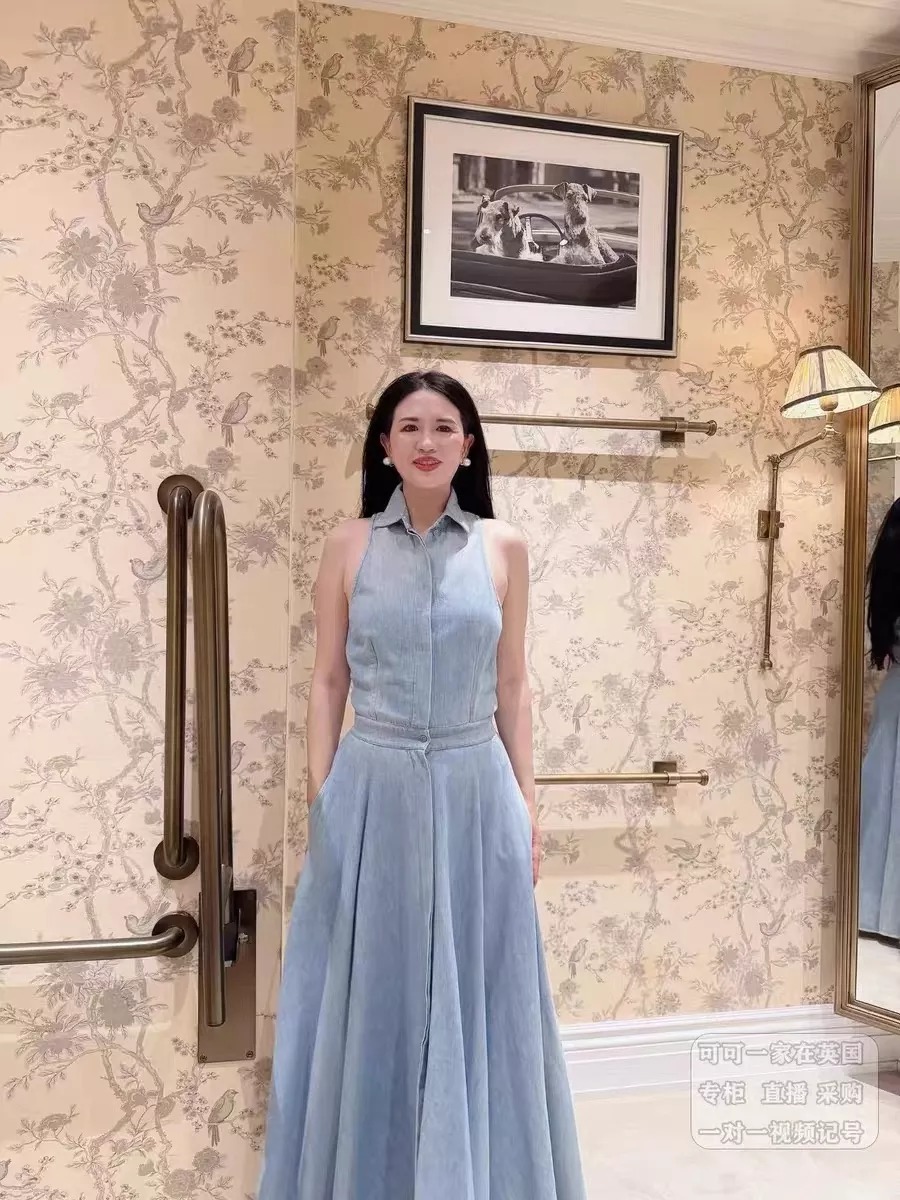 랄프로렌 데님 민소매 원피스 상세 이미지 10