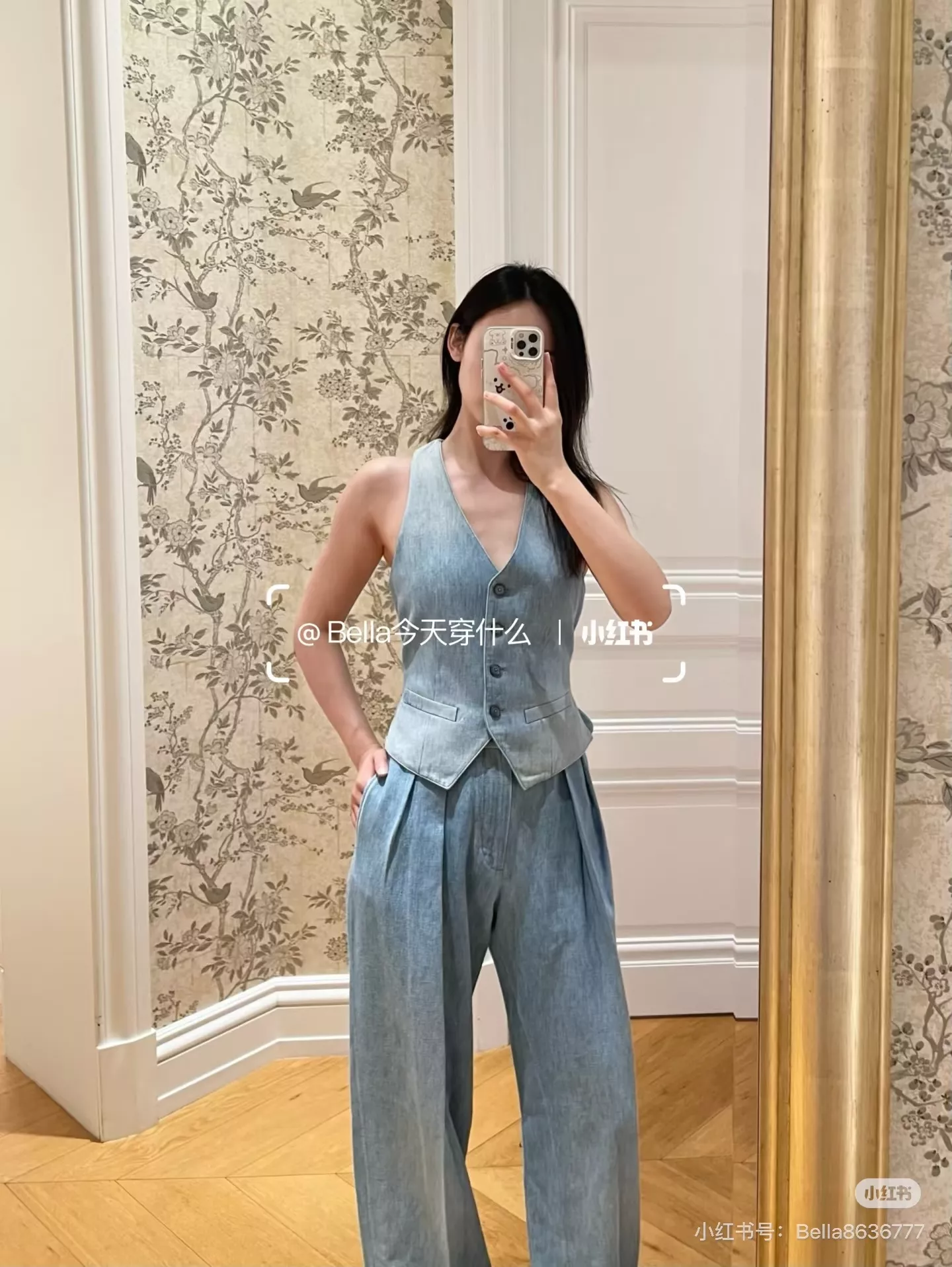 랄프로렌 워싱 와이드 데님 팬츠 상세 이미지 13