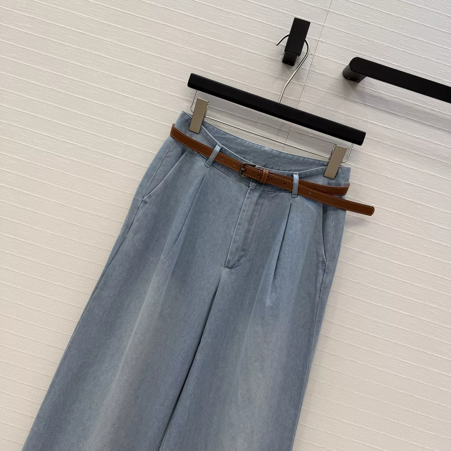 랄프로렌 워싱 와이드 데님 팬츠 상세 이미지 2