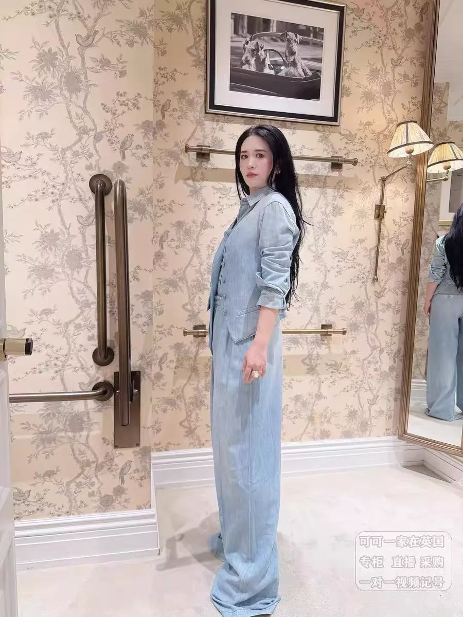 랄프로렌 워싱 와이드 데님 팬츠 상세 이미지 11