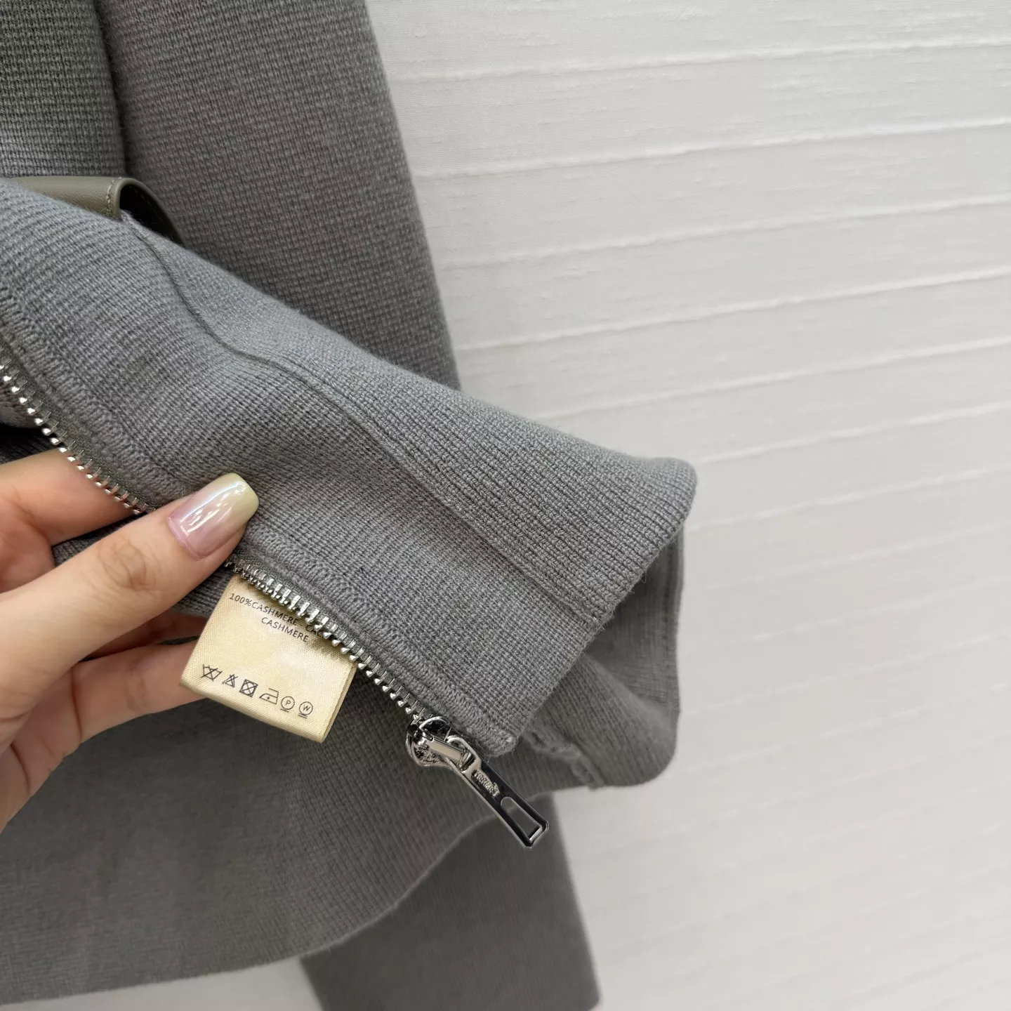 에르메스 클래식 플립 칼라 집업 재킷 상세 이미지 8