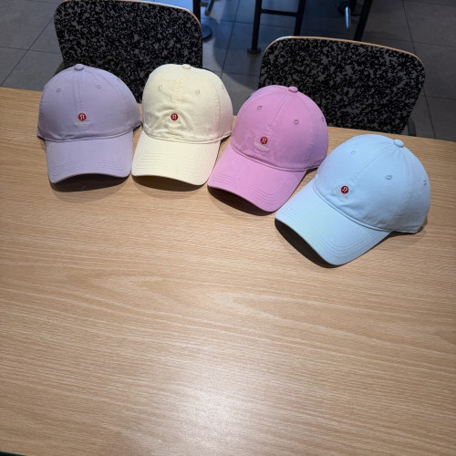 룰루레몬 캔버스 소재 자수 로고 볼캡
