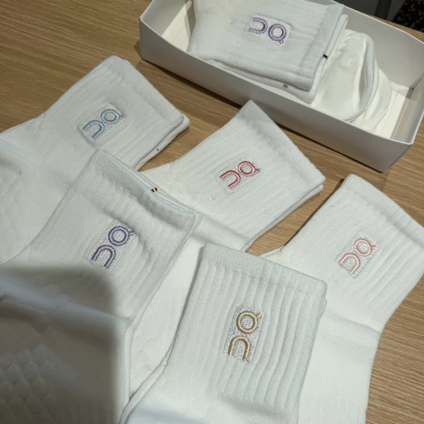 온러닝 커플 코튼 장목 양말 5종 선물박스 세트 상세 이미지 9
