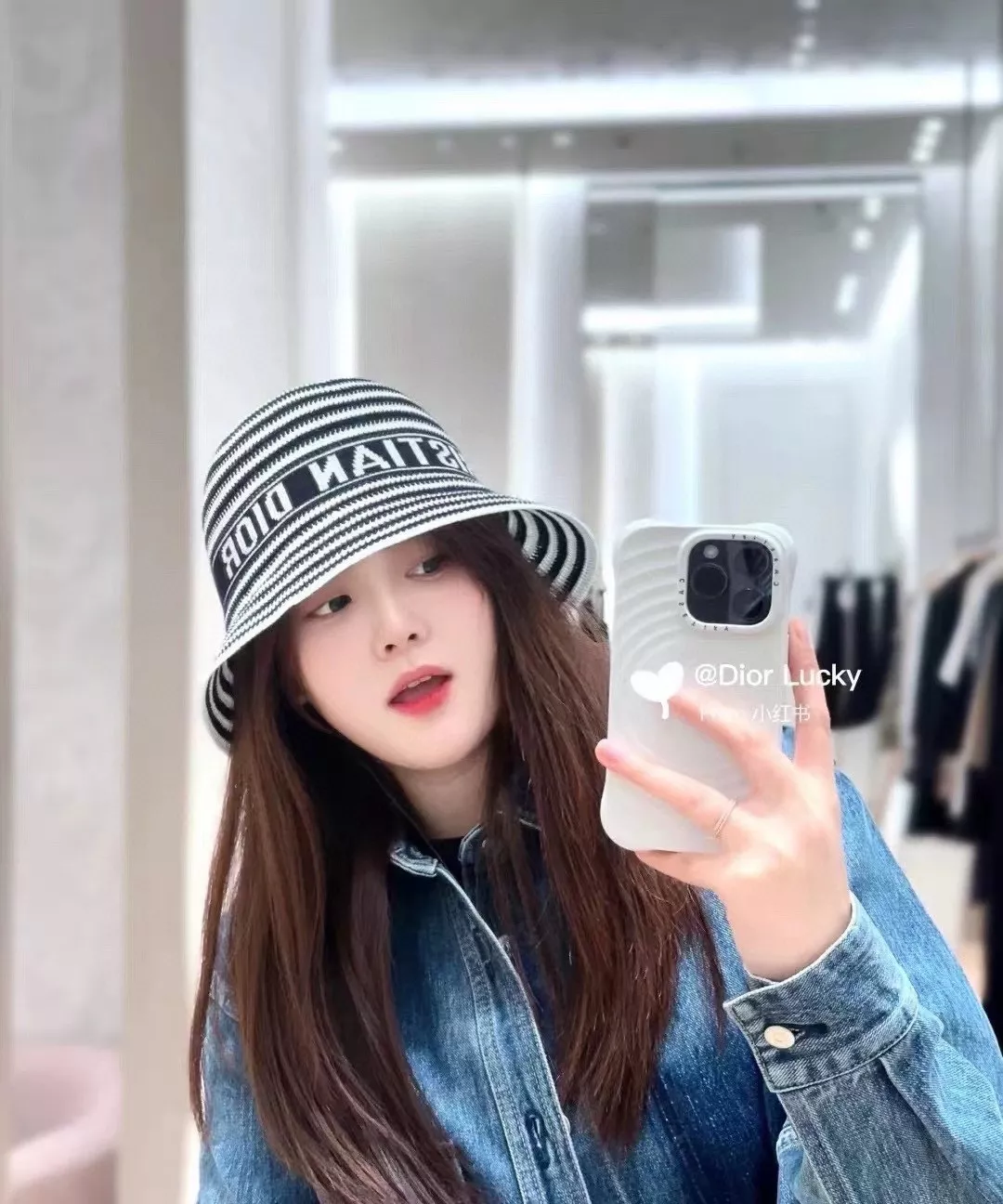 디올 입체감 있는 버킷햇 상세 이미지 9