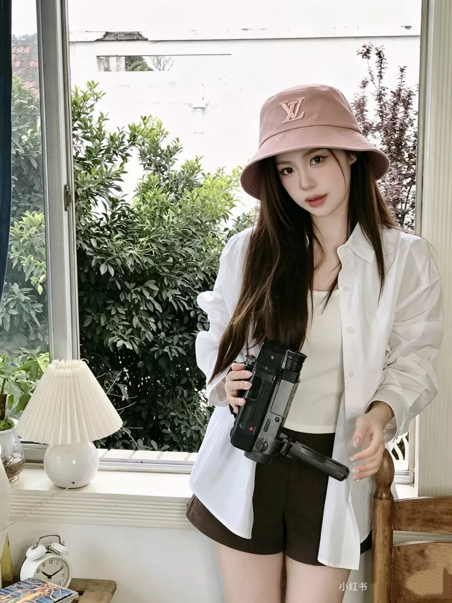 루이비통 자수 로고 버킷햇 상세 이미지 7