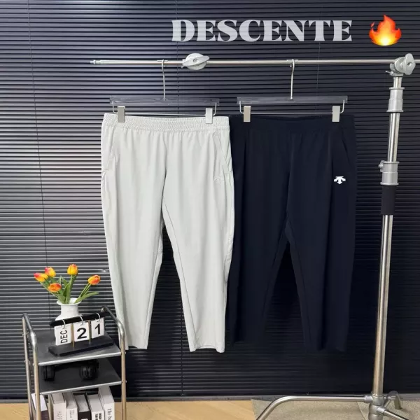 데상트 립스탑 아웃도어 트레이닝 팬츠