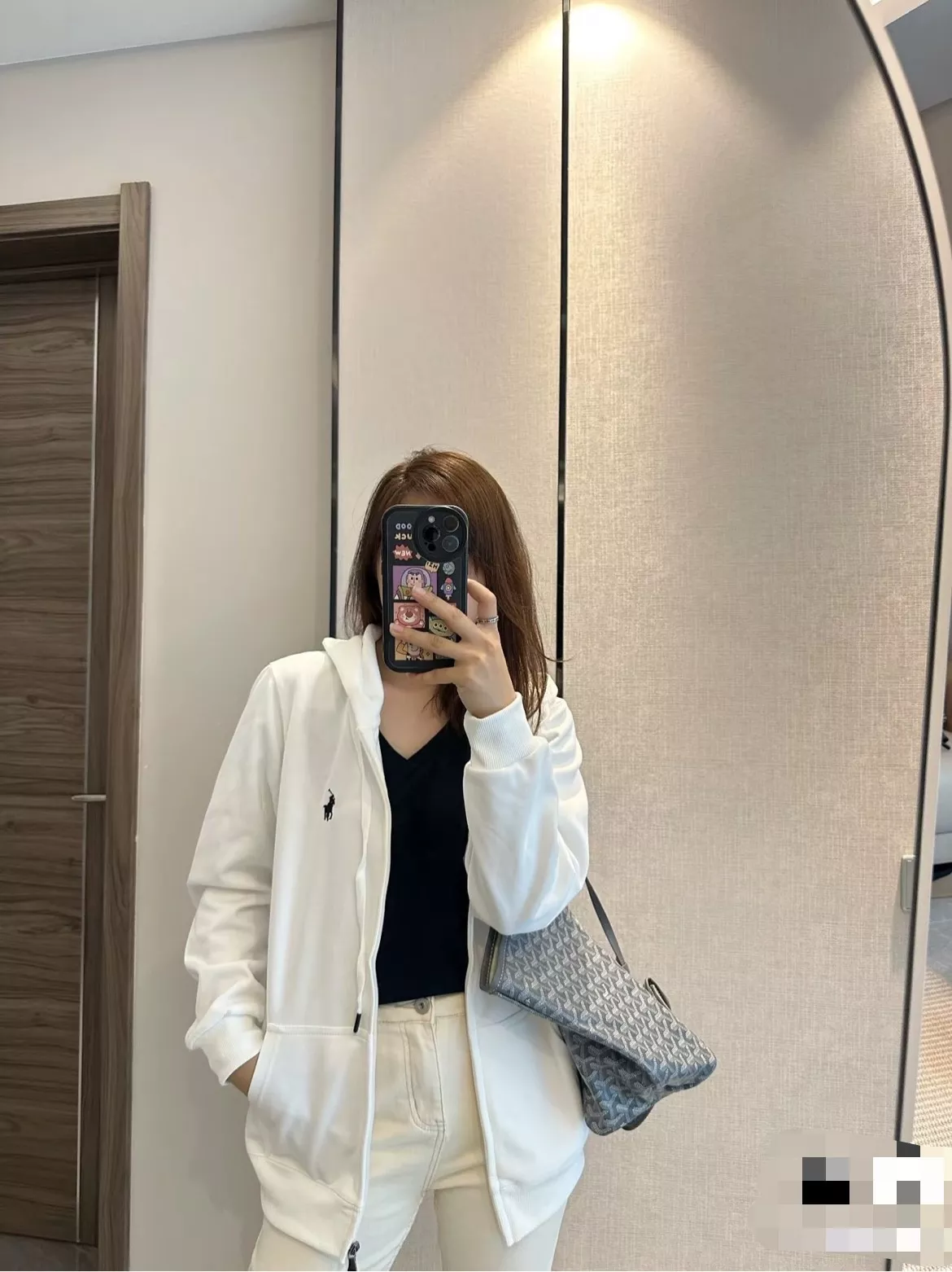 랄프로렌 자수 로고 집업 후드 재킷 상세 이미지 22