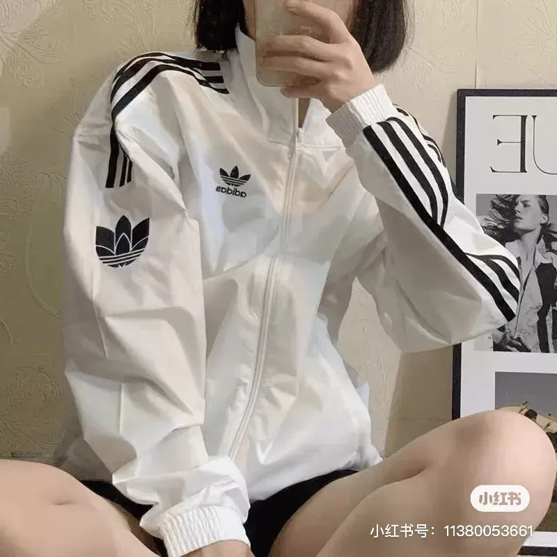 아디다스 삼선 디테일 자외선 차단 집업 재킷 상세 이미지 14