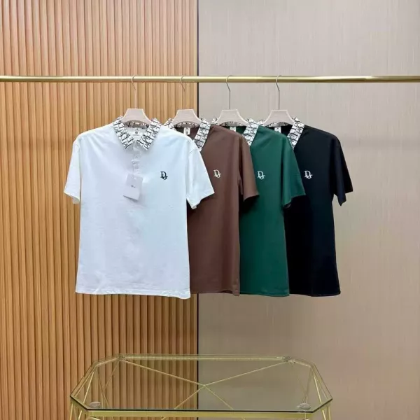 디올 남성 반소매 폴로 셔츠