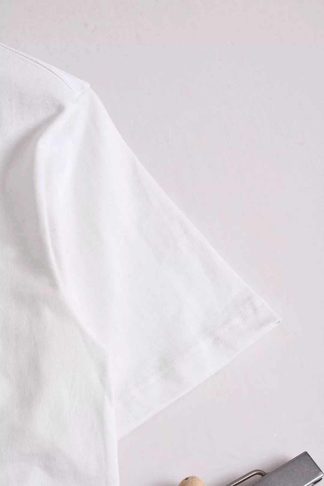 로에베 자수 로고 더블 컬러 포인트 반소매 티셔츠 상세 이미지 7