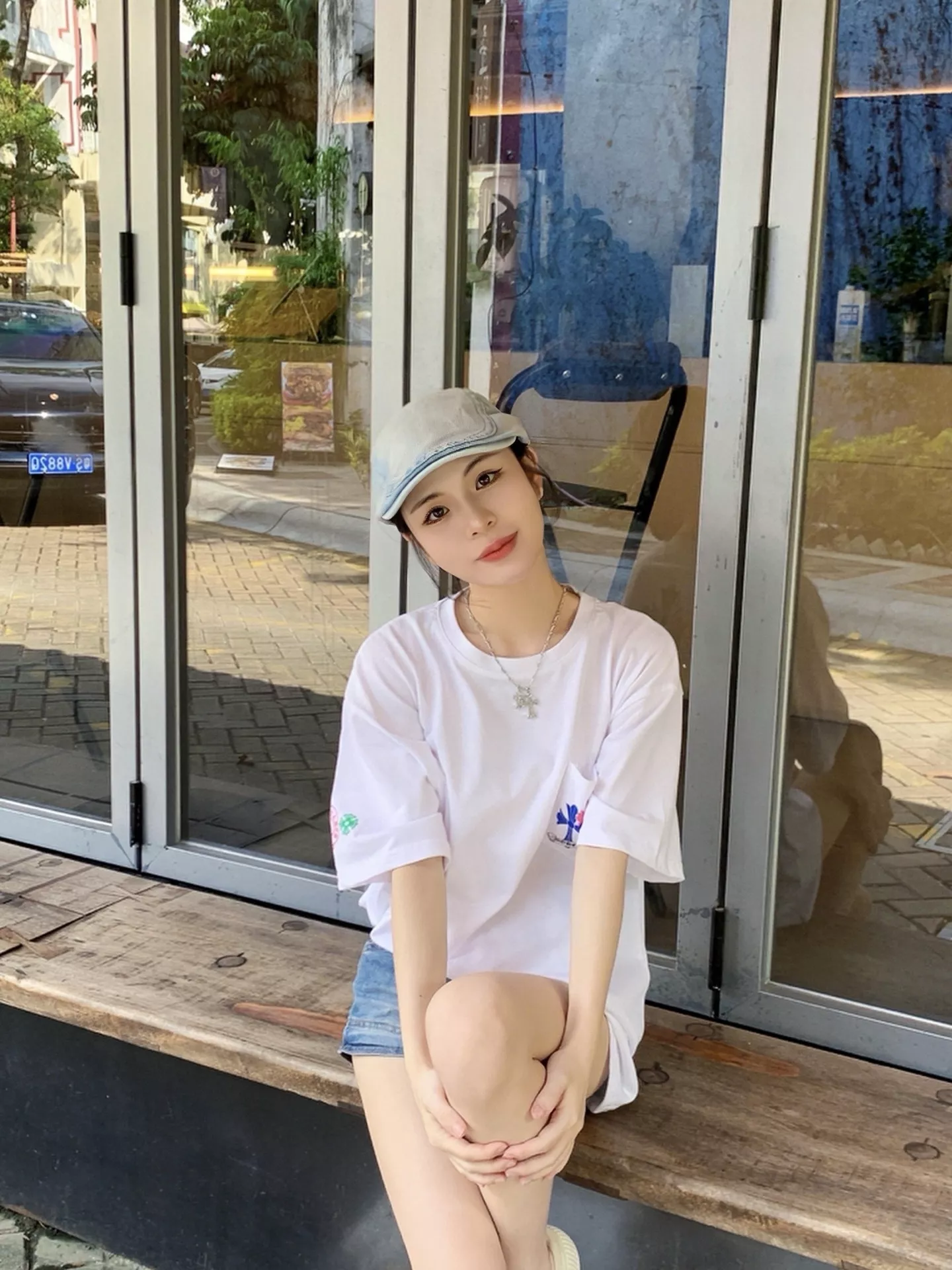 크롬하츠 컬러 프린팅 로고 라운드넥 반소매 티셔츠 상세 이미지 14