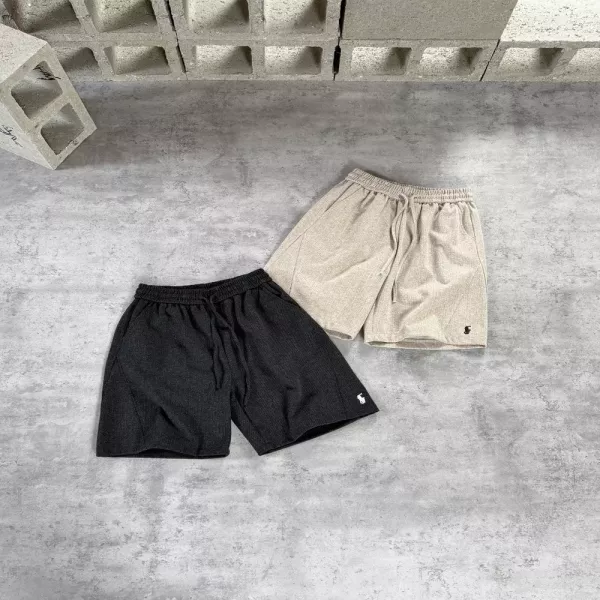 랄프로렌 헤링본 텍스처 밴딩 하프 팬츠