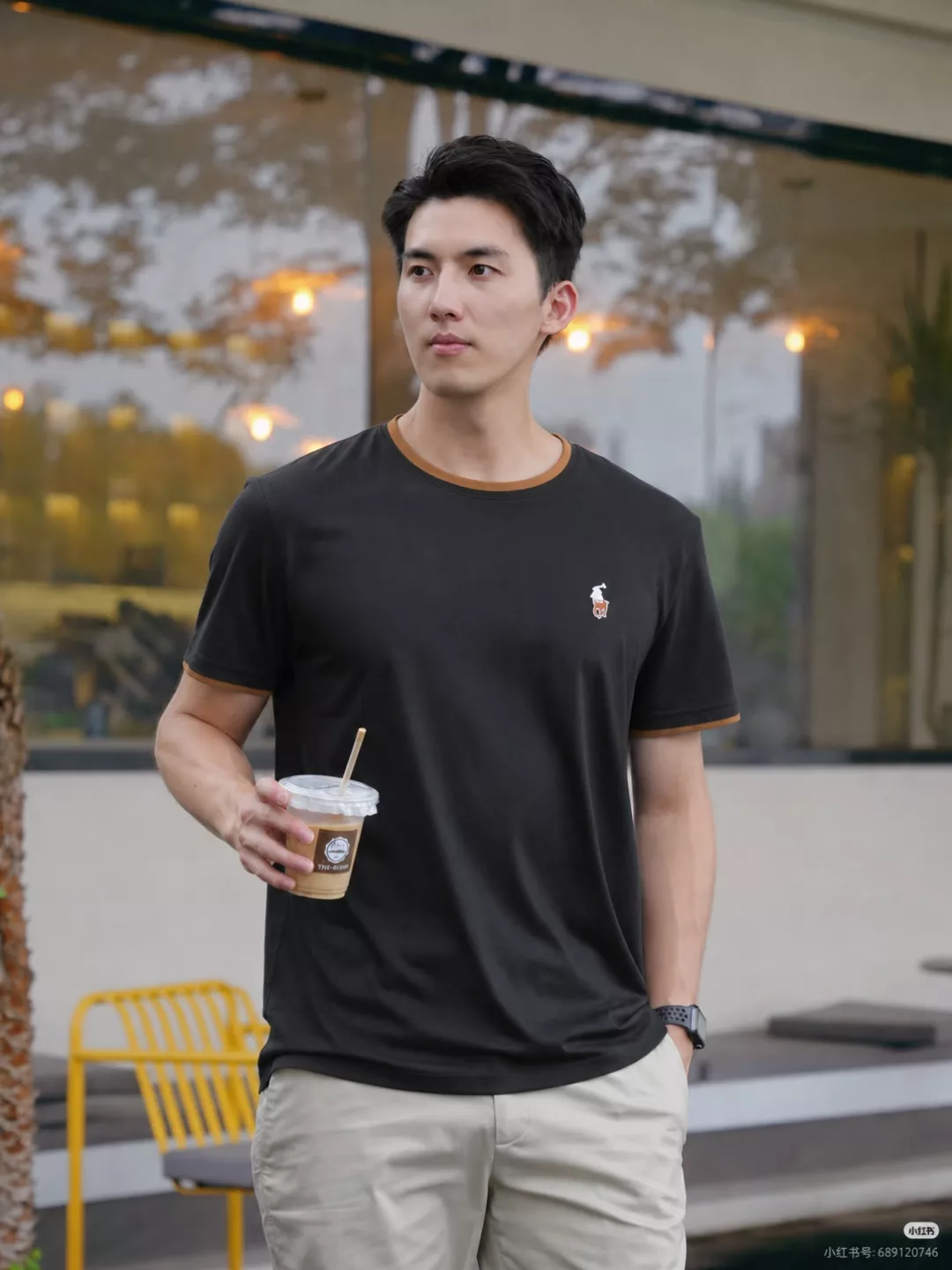 랄프로렌 클래식 배색 포니 자수 반소매 티셔츠 상세 이미지 9
