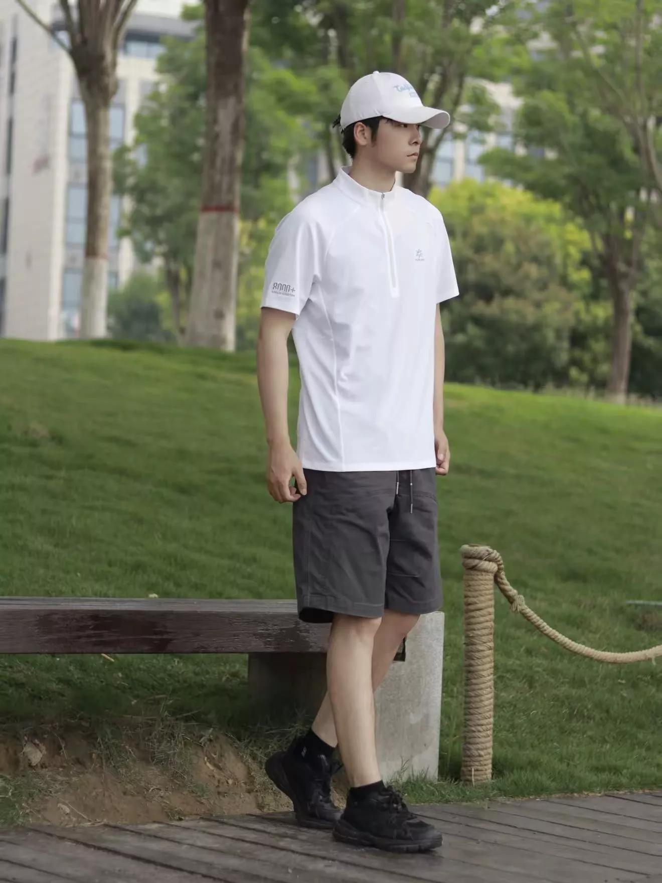 카일라스 반집업 반소매 기능성 티셔츠 상세 이미지 22