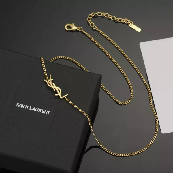 입생로랑 YSL 로고 목걸이