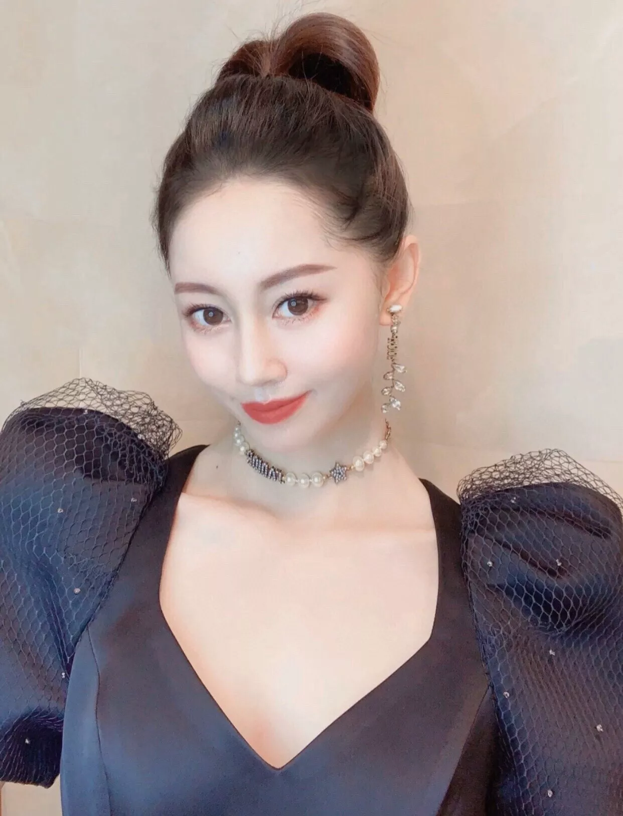 디올 진주 포인트 체인 목걸이 상세 이미지 8