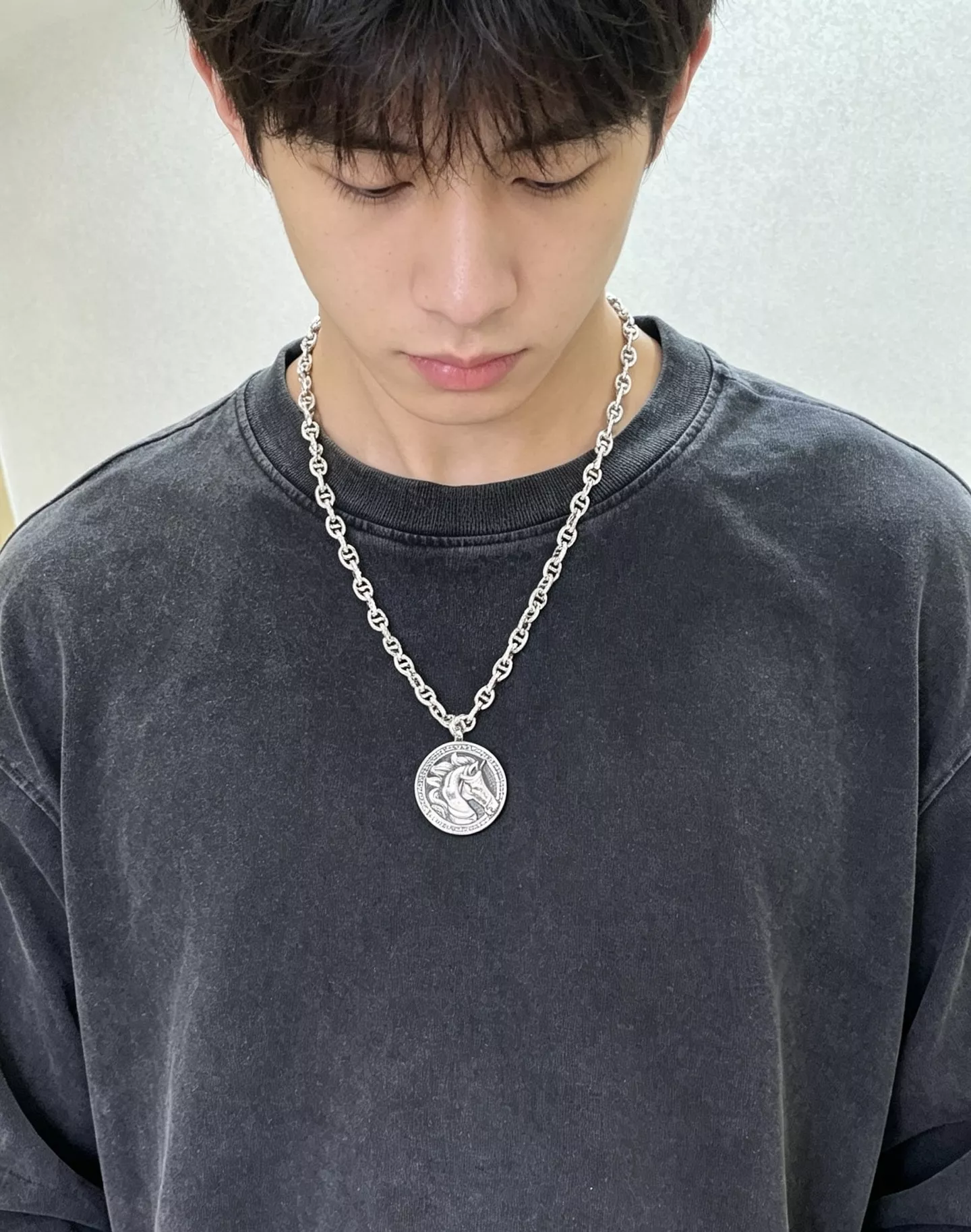 에르메스 돼지코 모티브 체인 목걸이 상세 이미지 7