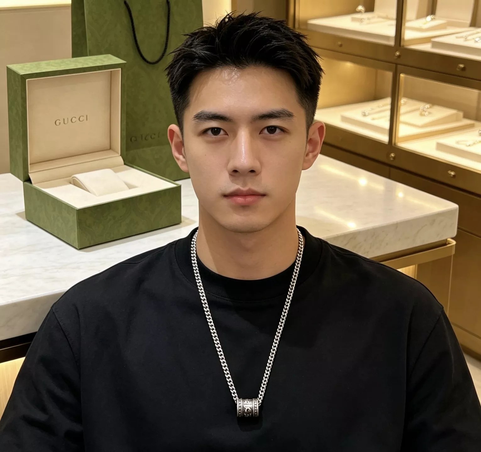 구찌 더블 G 체인 목걸이 상세 이미지 6