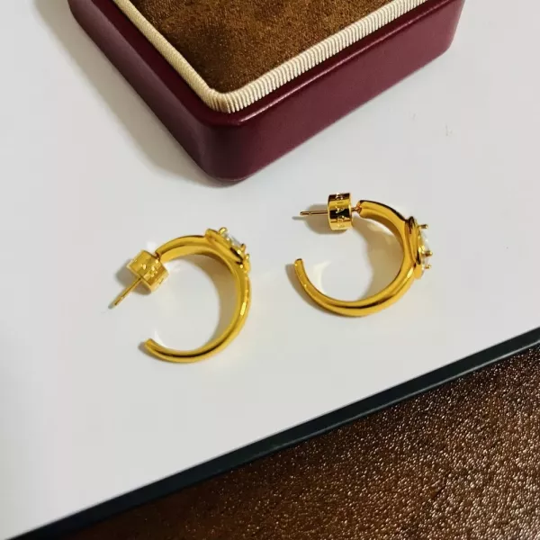 발렌시아가 18K 골드 도금 이어링