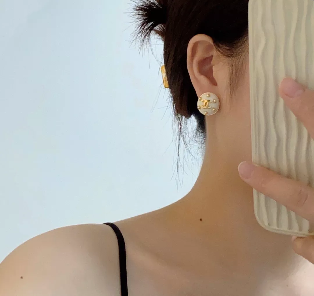 샤넬 더블 C 심플 이어링 상세 이미지 5