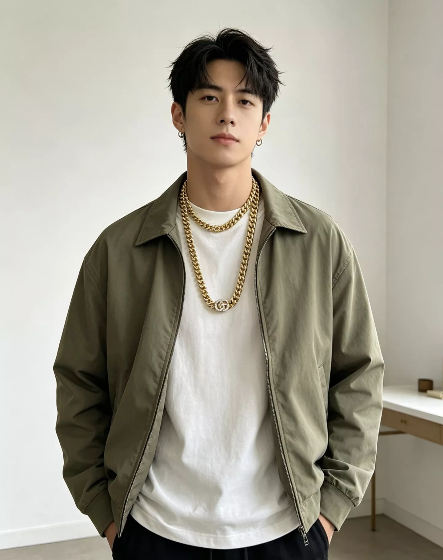 구찌 더블 G 체인 목걸이 상세 이미지 5