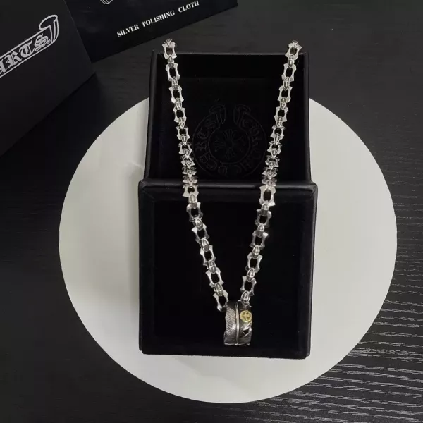 크롬하츠 체인 디테일 펜던트 목걸이