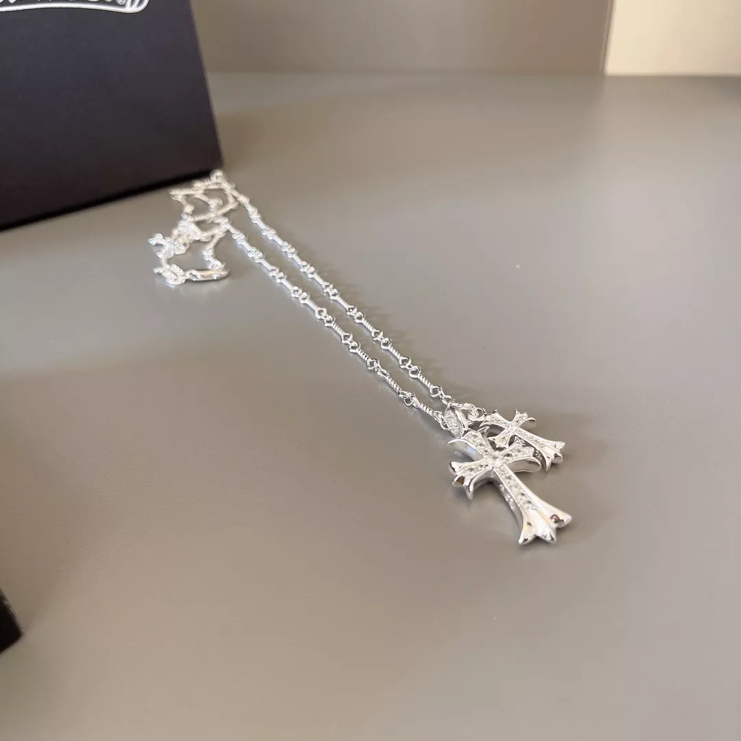 크롬하츠 크로스 펜던트 포인트 체인 목걸이 상세 이미지 5