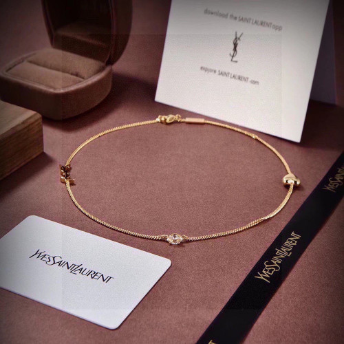 입생로랑 YSL 로고 포인트 목걸이
