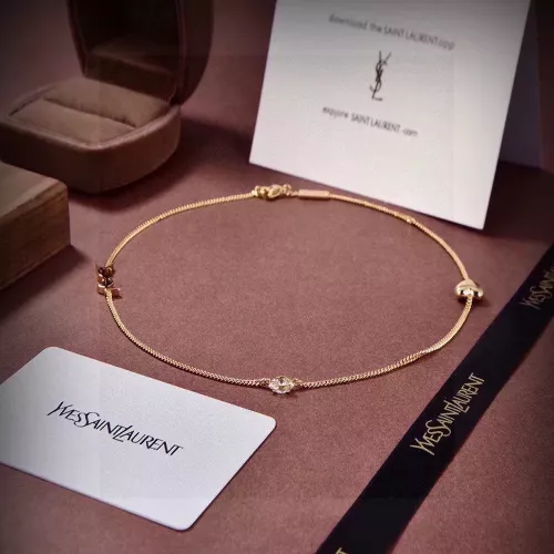 입생로랑 YSL 로고 포인트 목걸이