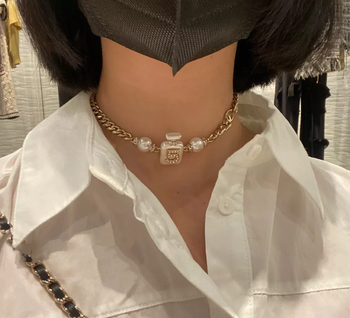 샤넬 향수병 모티브 팔찌 겸 목걸이 세트 상세 이미지 26