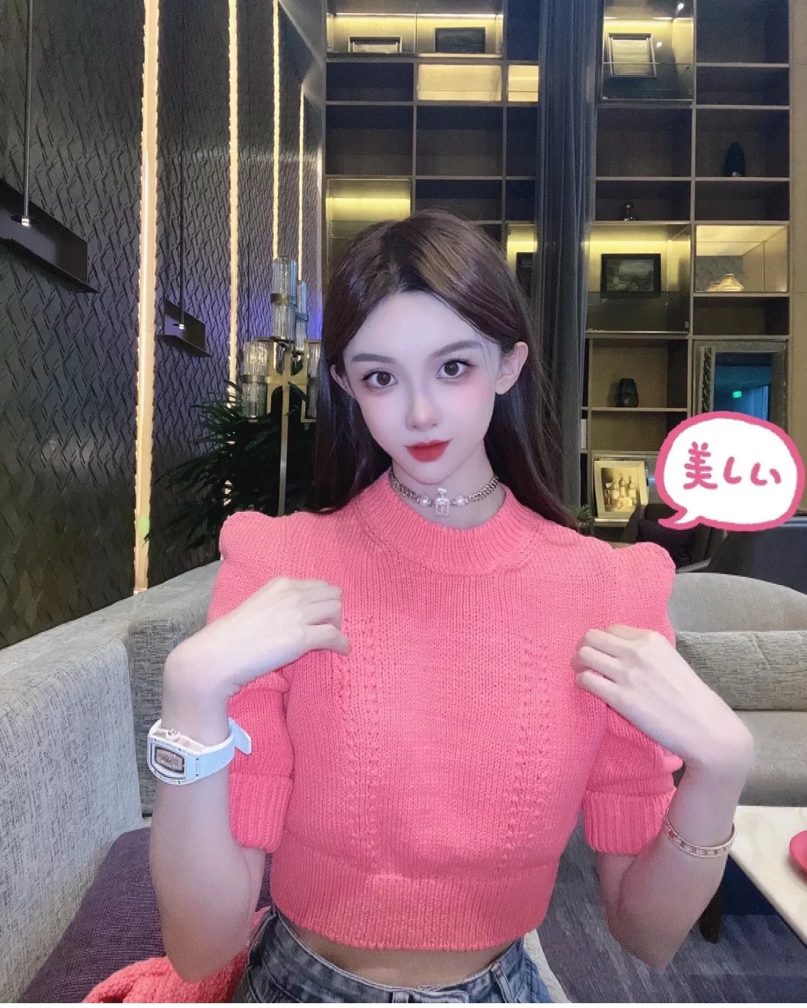 샤넬 향수병 모티브 팔찌 겸 목걸이 세트 상세 이미지 12