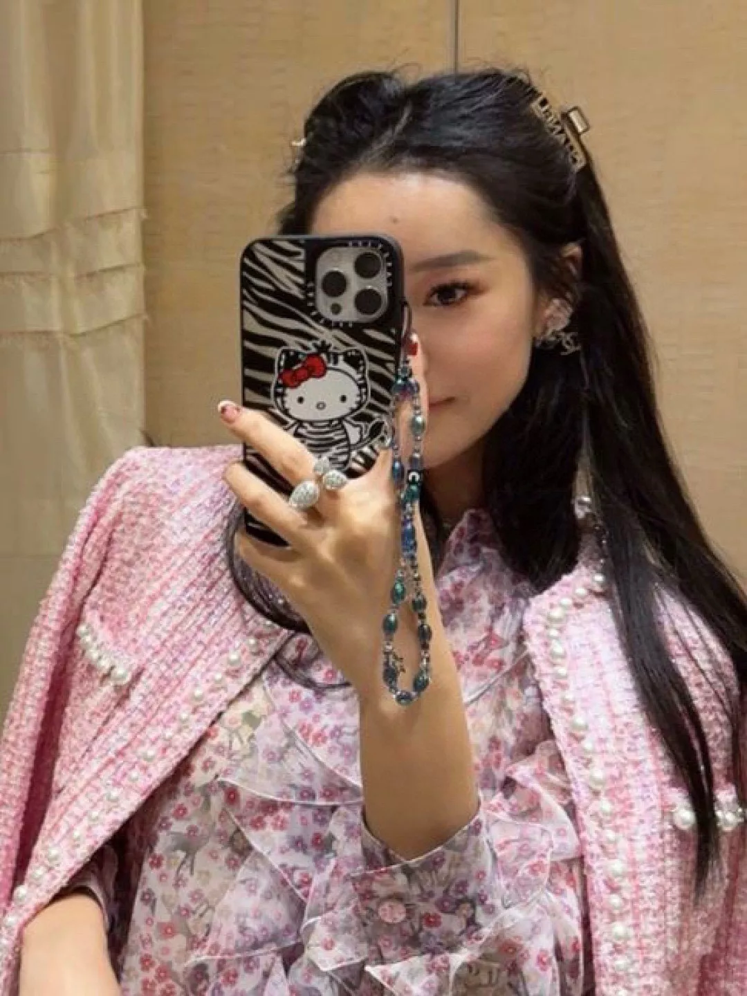 샤넬 투명 리본 드롭 이어링 상세 이미지 20