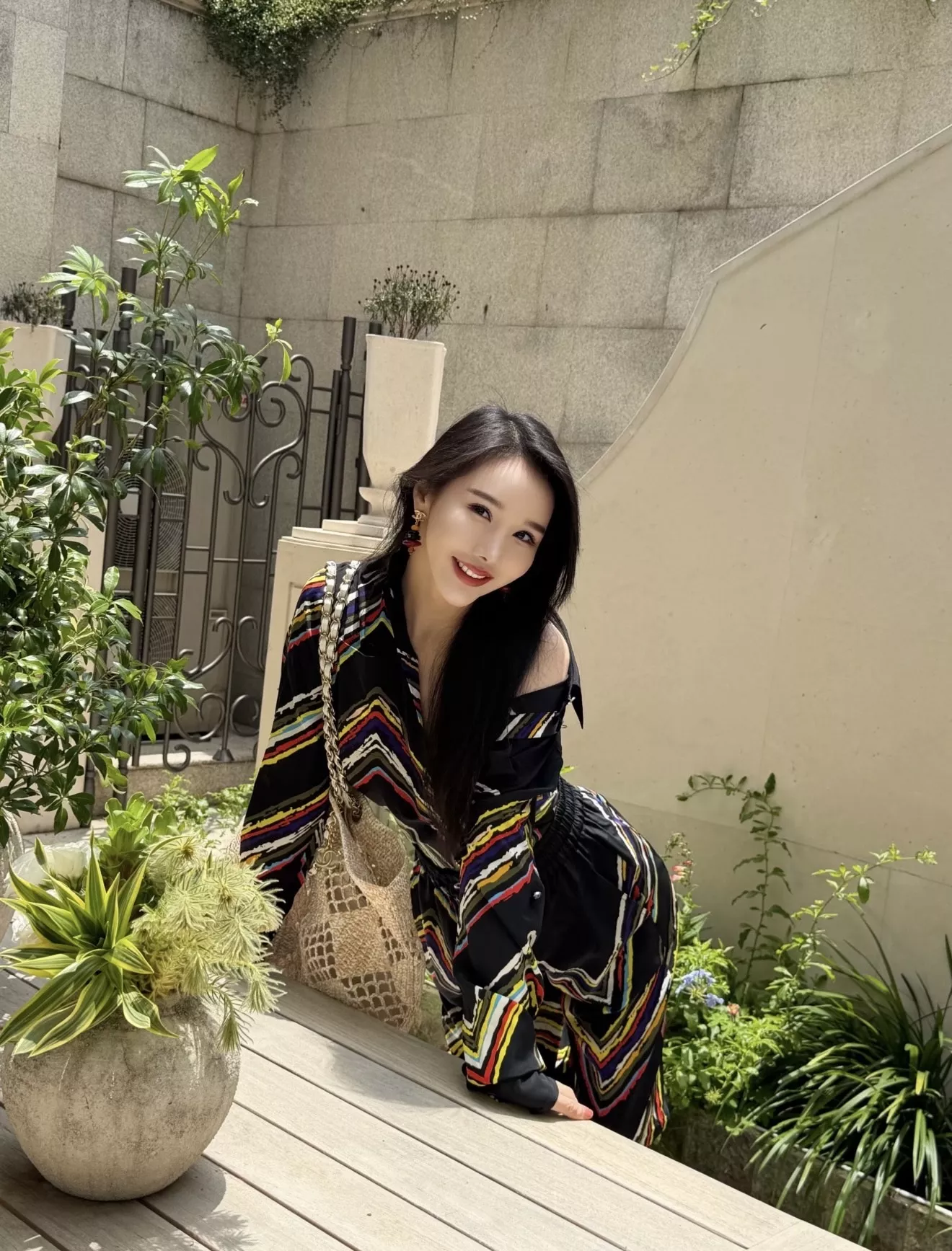 샤넬 컬러 타워 비즈 크리스마스 트리 귀걸이 상세 이미지 25
