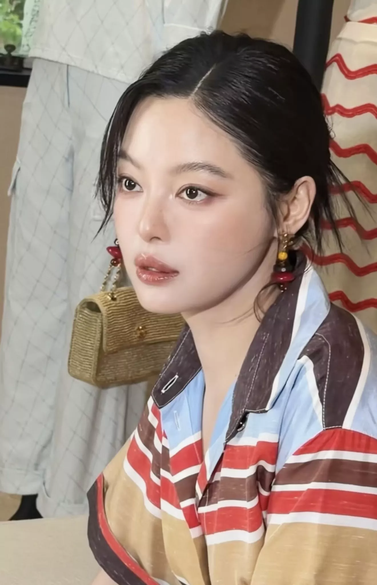 샤넬 컬러 타워 비즈 크리스마스 트리 귀걸이 상세 이미지 12